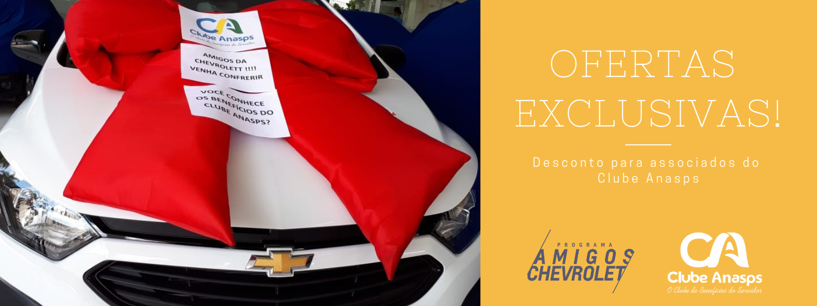 Descontos exclusivos no Amigos Chevrolet